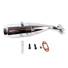 Double Layer RC Car Exhaust Pipe for Rovan Baja 5B 1/5 Scale Buggy Parts