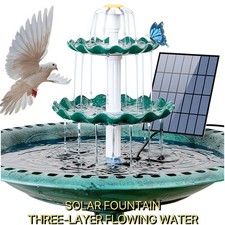 3-Tier Solar Bird Bath