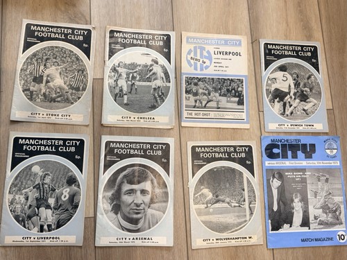Manchester city programmes - manchester,