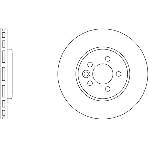 Brake discs vented for - 2x,