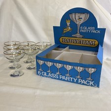 6x Vintage 1970s Babycham