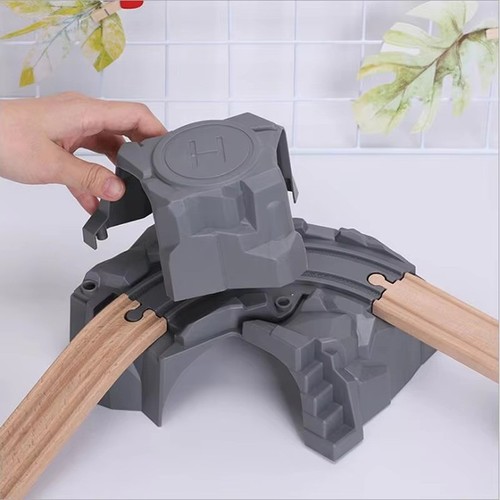 Plastic grey double tunnel - plastic,