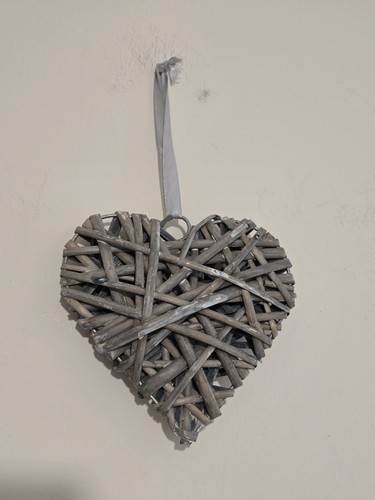 Grey woven willow rattan - woven,