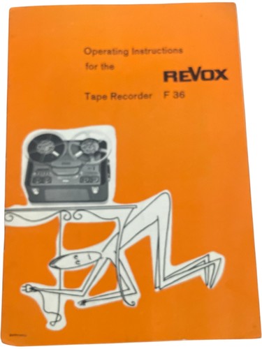Revox tape recorder - revox, 36