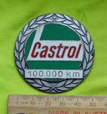 CASTROL Wakefield motor oil 100000Km Lubricants petroleum enamel lapel badge