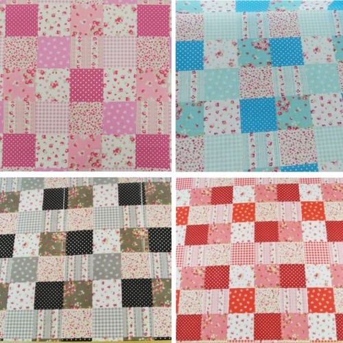 Polycotton fabric check - polycotton,