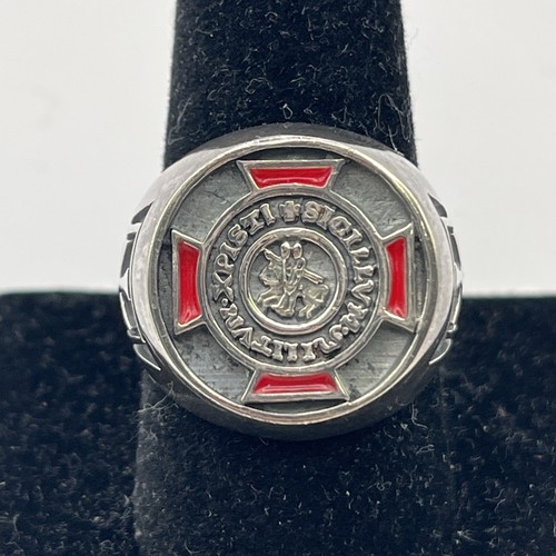 Knights templar cross ring - cross,