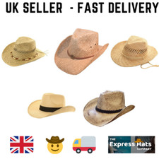 Mens Straw Cowboy Hats (5