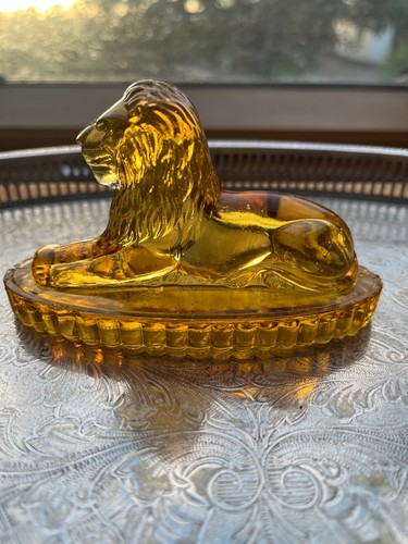 Pair victorian amber - victorian,