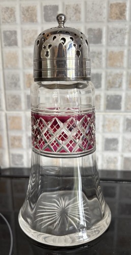 Vintage glass sugar - vintage,