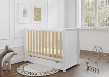 Willow White Natural Sleigh