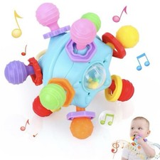 Teething Ball Baby Chewing Toy Silicone Sensory Toy for Babies