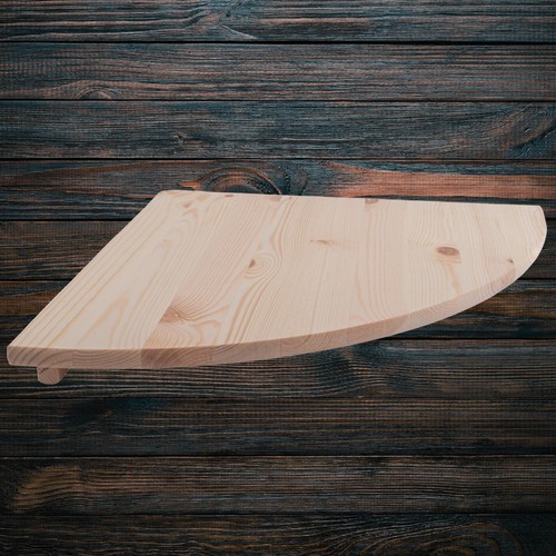 Wooden corner shelf 40x40cm - corner,