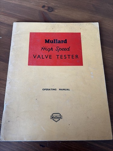 Mullard high speed valve - mullard,