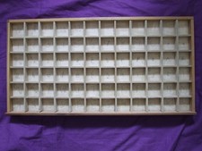Letterpress Printing NOT Adana One 72 Division WOODEN TYPECASE in Good Condition