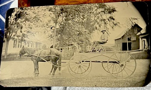 Antique 1880s tintype photo - antique,