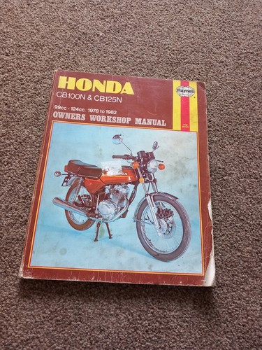 Honda cb100n cb125n haynes - cb100n,