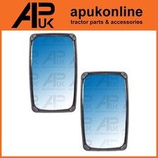 Pair Universal Bus Coach HGV Plant Machine Wing Mirror Head 42cm x 22cm