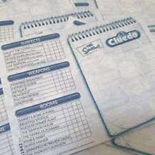 The Simpsons Cluedo Detective Notes Notepad Double Sided - 25 sheet pad 50 sides