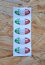 5 × Delkim Sticker Set Stickers NEW! "ITALY/ITALY FLAG" TXI Plus/Tx-i Plus
