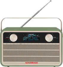 Nordmende Transita 120 Vintage Digital Radio,Green/Beige/Red free ship Worldwide