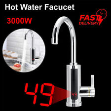 Electric Heating Tap Kitchen Bathroom Fast Instant Hot Water Heater Faucet UK