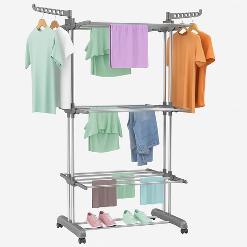 Airer clothes drying rack - clothes,