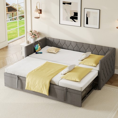 Daybed linen upholstered bed - upholstered,