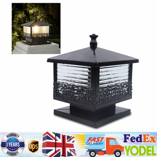 Vintage black pillar light - black,