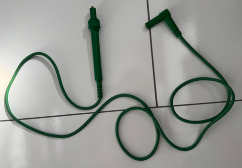 4mm green test probe wire - test,
