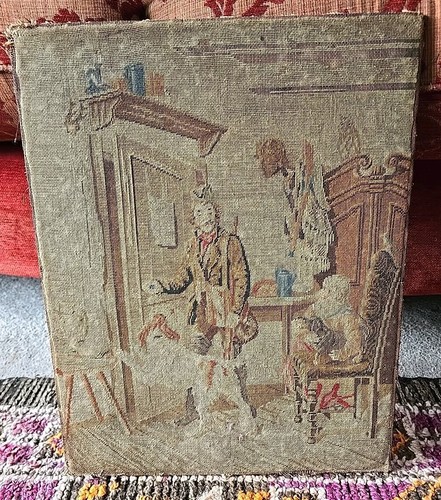 Antique georgian tapestry - antique,