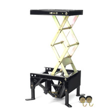 BikeTek Motocross Hydraulic Scissor Lift Stand Workshop Portable 140kg Max Load