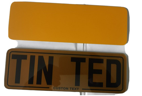 Tinted fun plate kids - 9"x,