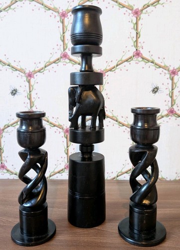 Vintage ebony african - ebony, hand