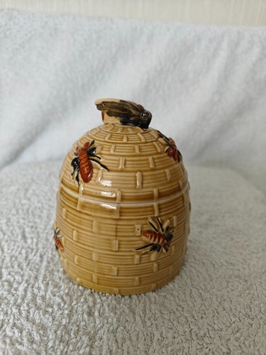 Vintage ceramic beehive honey - beehive,