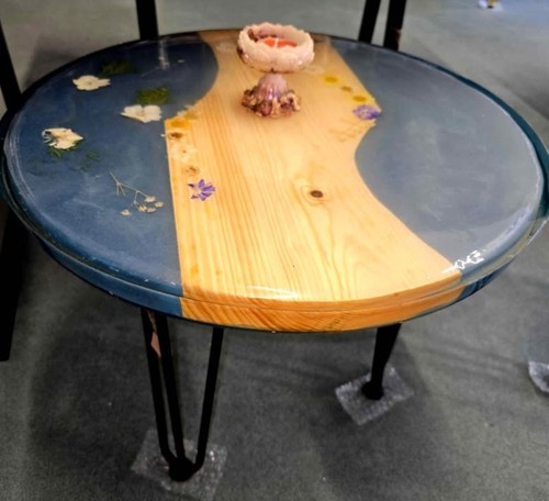 Handmade epoxy resin side - epoxy,