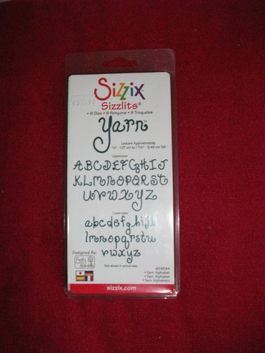 Sizzix sizzlits alphabet - sizzlits,