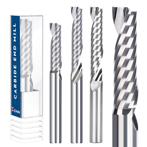 Single flute end - single, solid