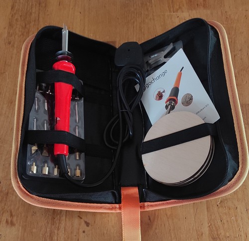 Wood burning kit for - burning,