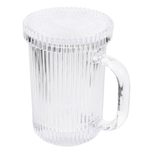 Glass stripe cup simple - cup,