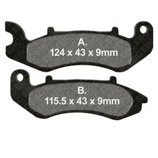 Pair Of EBC FA707 Brake Pads