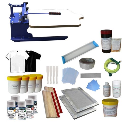 Color screen printing press - screen,