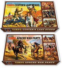 Timpo Custer's Last Stand Play Set Box OR Apache War Party Play Set Box