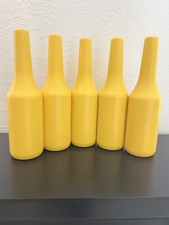 Flair Bottle Bartender Practice Bottles Set, 5pcs Flair Bartending Kit. Yellow.