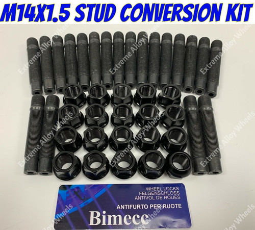 Alloy wheel conversion studs - alloy, +