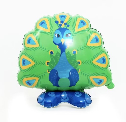 Peacock balloon self standing - balloon,