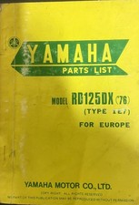 Original Yamaha RD125 DX 1976