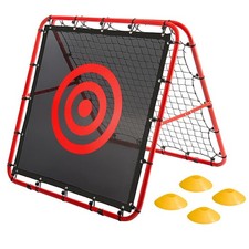 Double-Sided Football Training Net Soccer Kickback Target Goal Rebounder