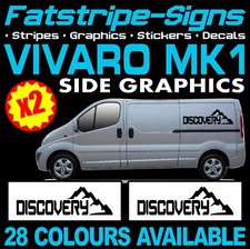 to fit VAUXHALL VIVARO MK1 VAN MOTORHOME VINYL GRAPHICS STICKERS DECALS CAMPER