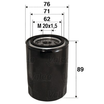 Oil filter fits peugeot 205 - oil,